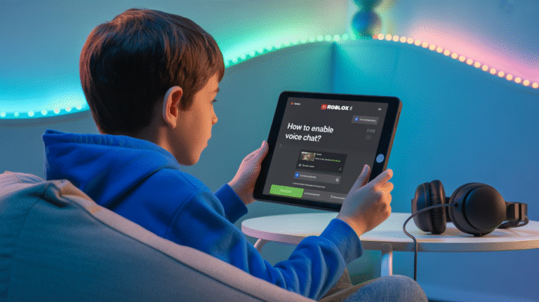 How to enable voice chat in Roblox?