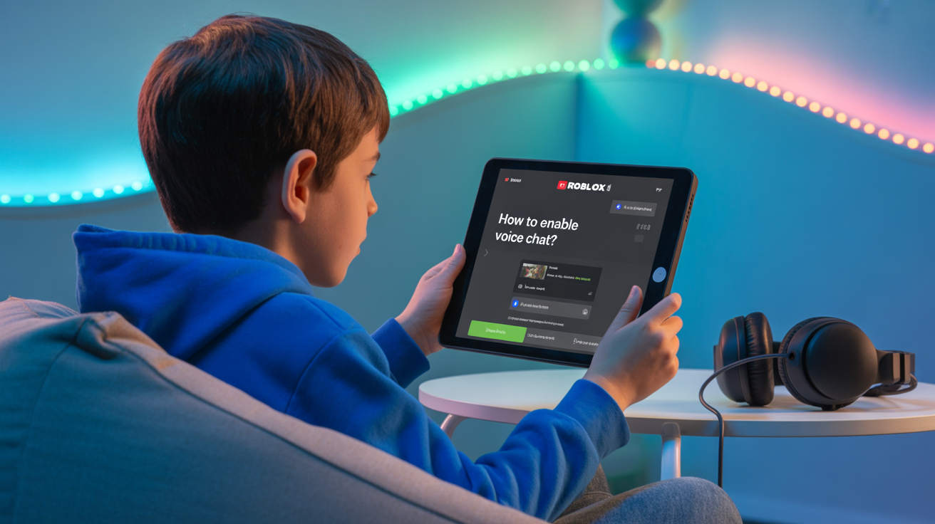 How to enable voice chat in Roblox?