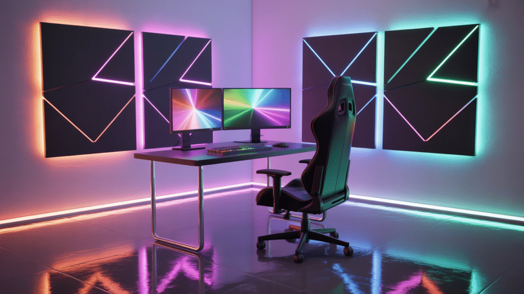Best RGB and Smart Lighting Ideas for Gaming Rooms — LED Strips, Nanoleaf Panels, Philips Hue Why Lighting Is a Game-Changer. Best RGB and Smart Lighting Ideas