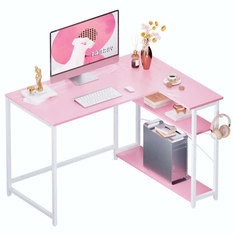 Pink Study Table Ideas for Stylish, Functional Home Workspaces Pink Study Table Ideas