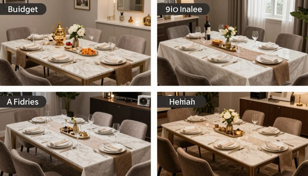 three tier budget comparison for luxury game night hosting