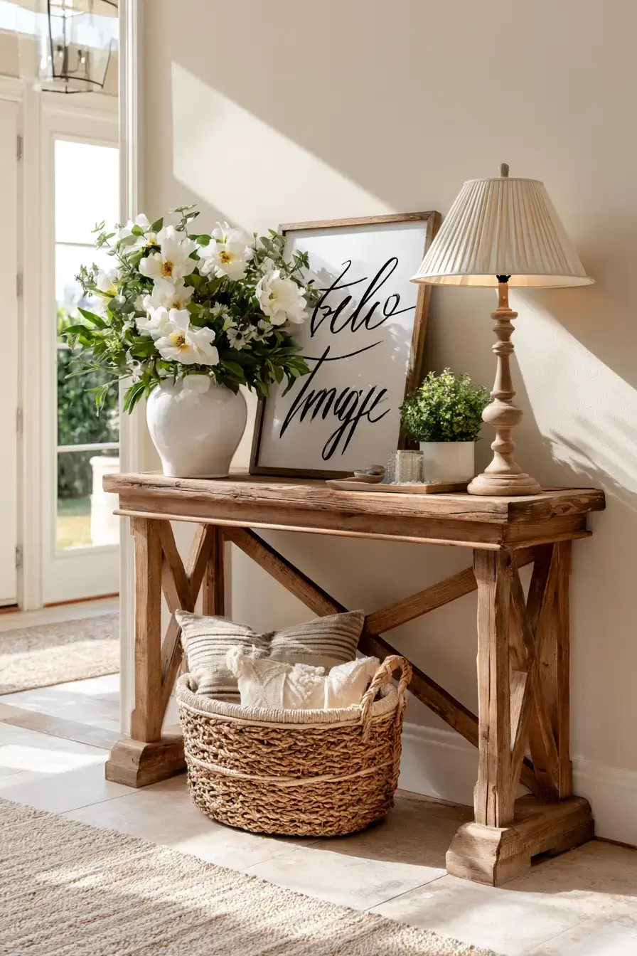 27 Entryway Console Table Ideas for a Warm Stylish Welcome