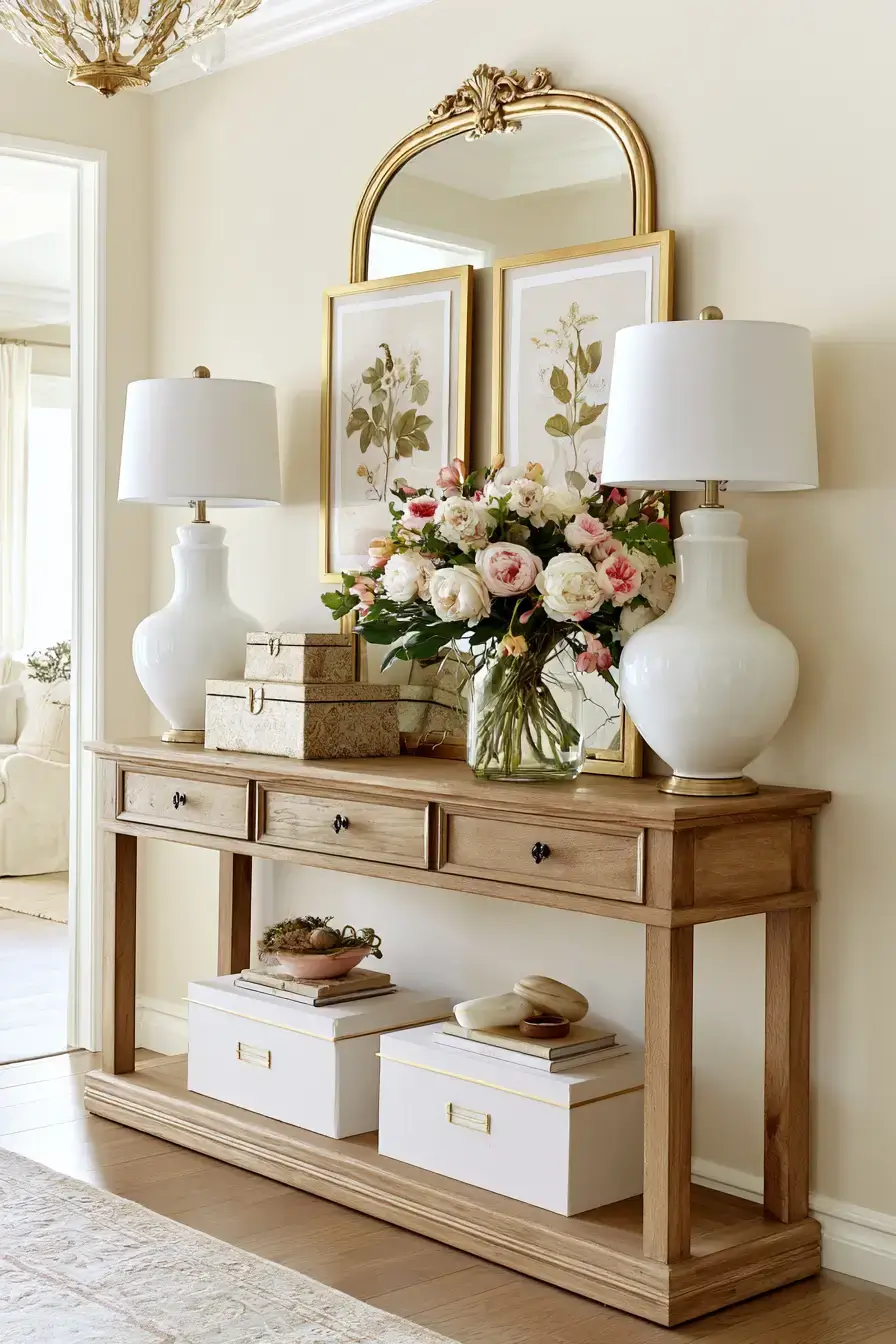27 Entryway Console Table Ideas for a Warm Stylish Welcome