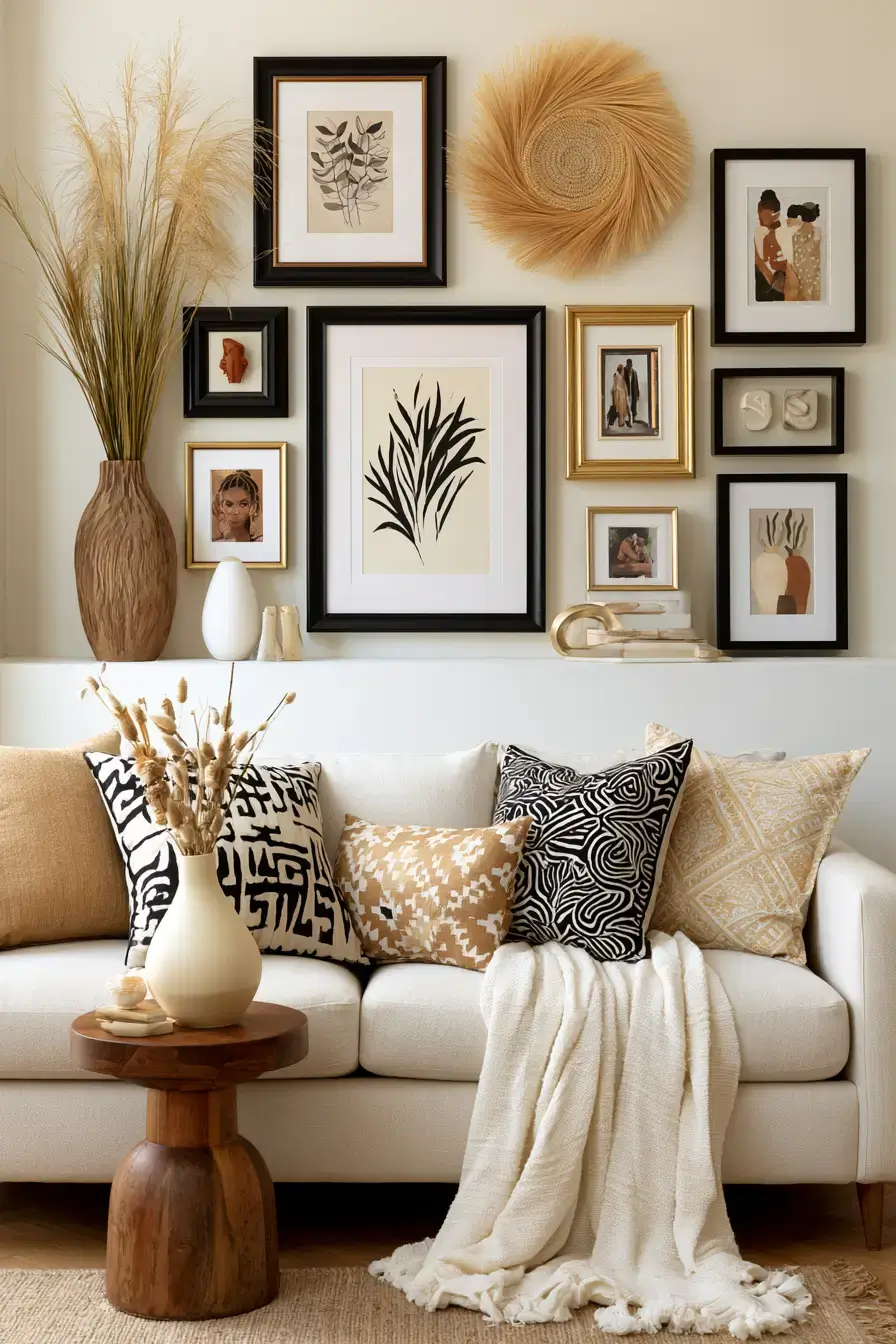 27 Afrohemian Decor Living Room Ideas for a Warm Soulful Home