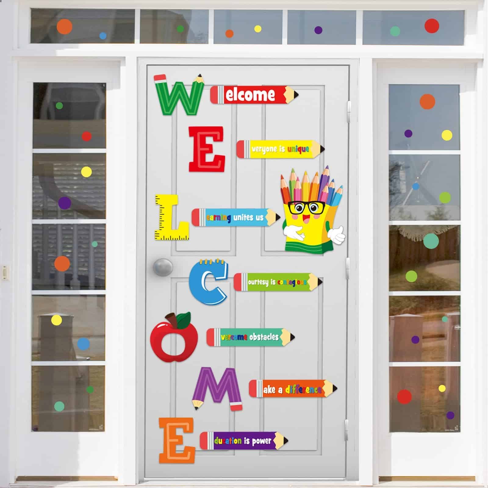Cinrobiye Welcome Window Door Clings