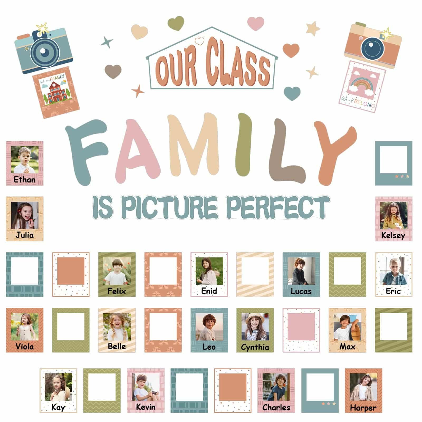Classroom Door Decorations: 10 Welcoming Ideas for 2026 COCHIE Our Class Is a Family Bulletin Board Set