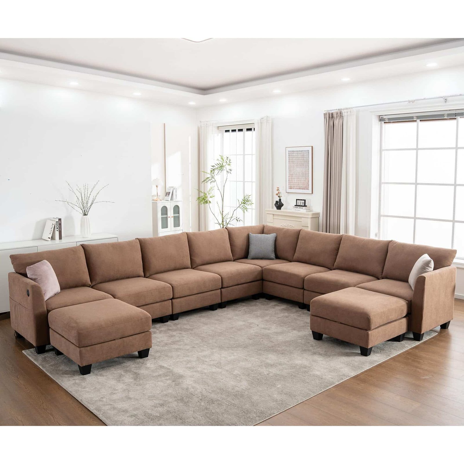 ZX Design 150.4-Inch Modular Sectional