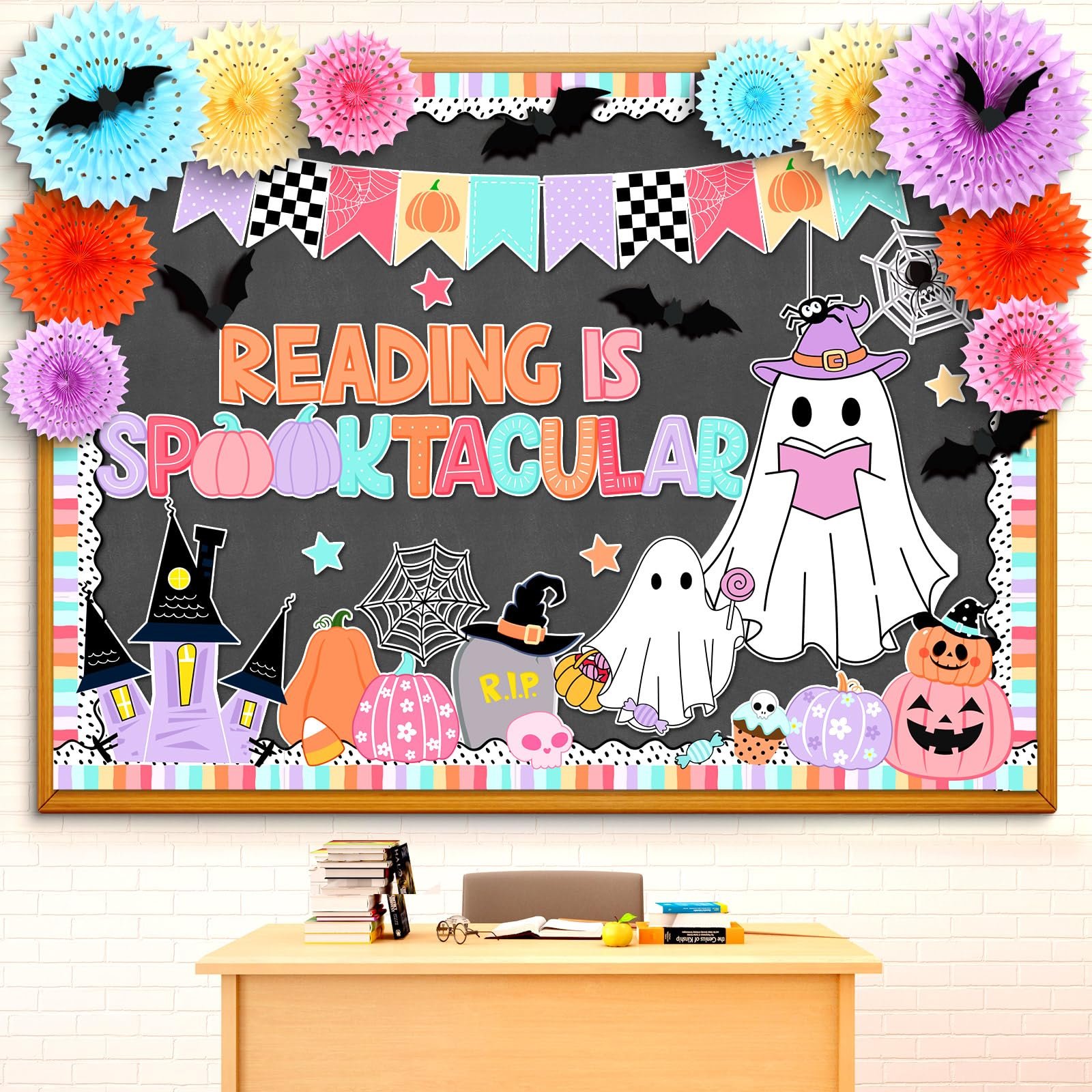 Eersida Ghost Bulletin Board Set with 3D Fans
