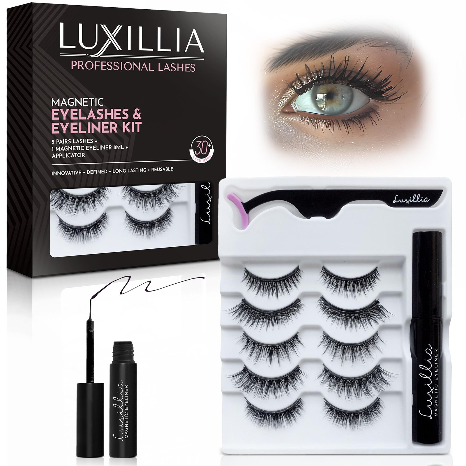 Best Eyelashes of 2026 for Every Look and Skill Level Luxillia Magnetic Eyelashes